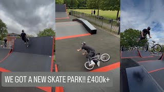 WE GOT A NEW SKATE PARK!! £400k+