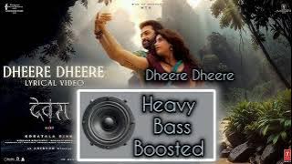 Dheere Dheere [Bass Boosted] full song devera 2024 NTR,Jahnvi heavy bass