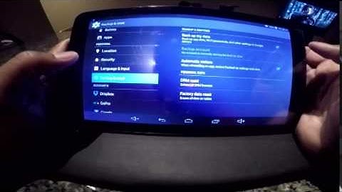 Azpen 1040 Tablet factory reset How to.