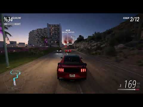 Mustang Shelby GT500 Night race ( Gece Mustang yarışı) - 4K UHD - Forza Horizon 5