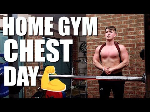 INSANE HOME GYM CHEST DAY!!!