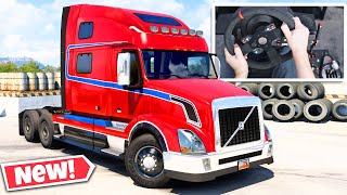 I Bought a BRAND NEW Volvo VNL 780 Truck! - American Truck Simulator | Thrustmaster Wheel & Shifter