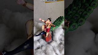 bal ganesh murti making | ganpati bappa idol making #Ganesha #Shorts