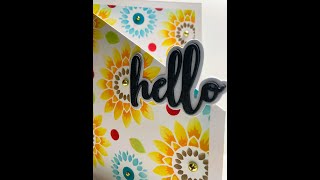 Make a Card Monday - Sunflowers - Episode 24