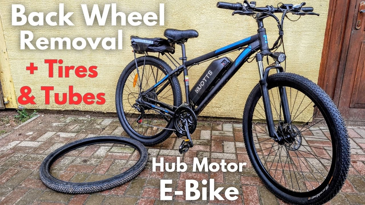 How to Fix & Change E-Bike Rear Wheel Tire & Tube ( Easiest Way to