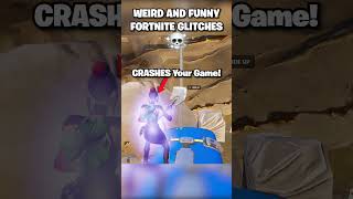 WEIRD AND FUNNY FORTNITE GLITCHES 💀 #shorts #fortnite