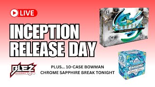 TOPPS INCEPTION RELEASE DAY MLB BREAKS W/HOBBY HAMMAH #liveboxbreaks #sportscards #MLB