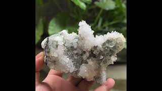 Video preview: Colourless Quartz with Green Fluorite — Fujian, China | Natural Mineral Specimen