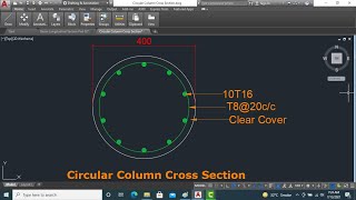 Circular Concrete Column | Structural Detailing