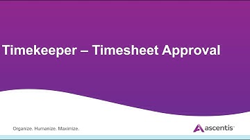 Timesheet Approval
