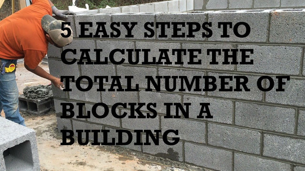 How To Calculate The Number Of Blocks In A Building