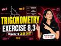 Trigonometry Exercise 8.3 Class 10 CBSE 2027 | Full Solutions Step By Step 🔥