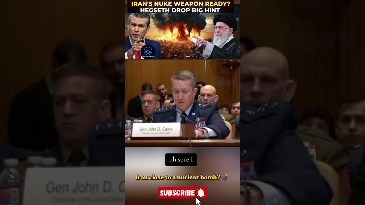 Iran close to a nuclear bomb? Hegseth makes shocking revelation at Senate hearing: ‘Plenty of signs’