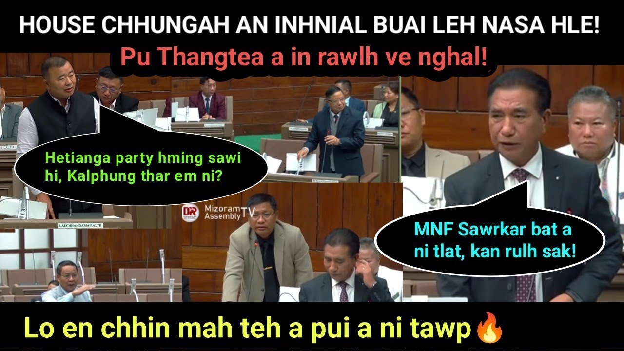 Aw hawle! House-ah inhnial buaina runpui a thleng leh ta! Pu Duhoma an beirawn leh tlat mai!