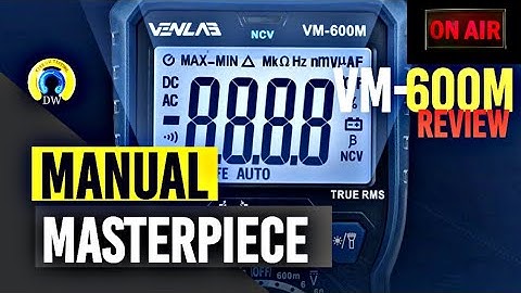 VENLAB VM-600M CHEAP-O Multimeter Review & Teardown!
