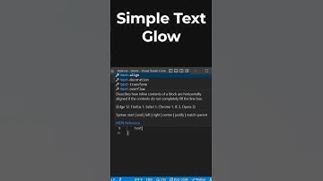 Easy CSS Text Glow Effect #shorts #shortvideo