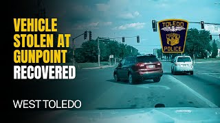 VEHICLE STOLEN AT GUNPOINT RECOVERED