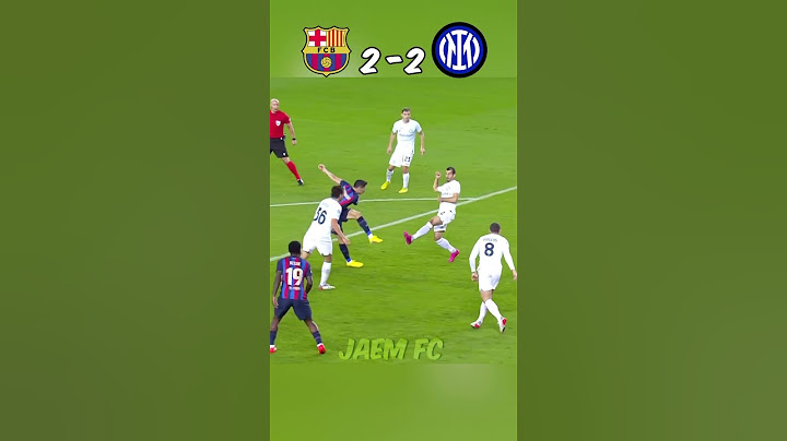 🇪🇸 Barcelona Vs 🇮🇹Inter Milan 3-3 UCL🏆 2023