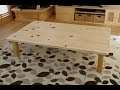 ローテーブルをDIY！桧を使った天板と脚の作り方！ の動画、YouTube動画。