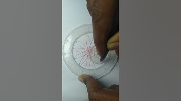 Speedy Spirograph Drawing Challenge 🌀 #shorts #art #magicruler #spirograph  #spirography #asmr #fyi
