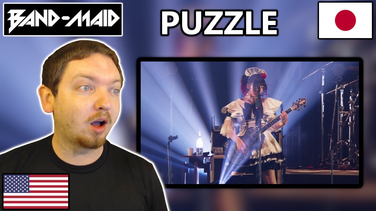 {REACTION} Band-Maid / Puzzle (Official Live Video)
