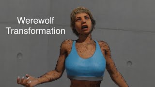 FEMALE WEREWOLF TRANSFORMATION