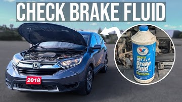 How to Check Brake Fluid - Honda CR-V (2017-2022)