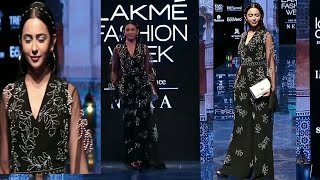 Seen Rakul Preet Singh Hot Look At Lakme Fashion Week 2019