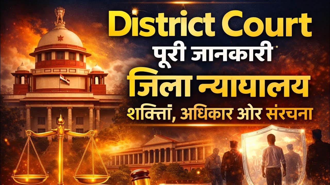 District Court पूरी जानकारी | जिला न्यायालय की शक्तियाँ, अधिकार और संरचना | Indian Judiciary