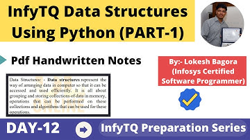InfyTQ Preparation 2022 | Data Structures Using Python Part-I | #infytq #infosys #infytq2022