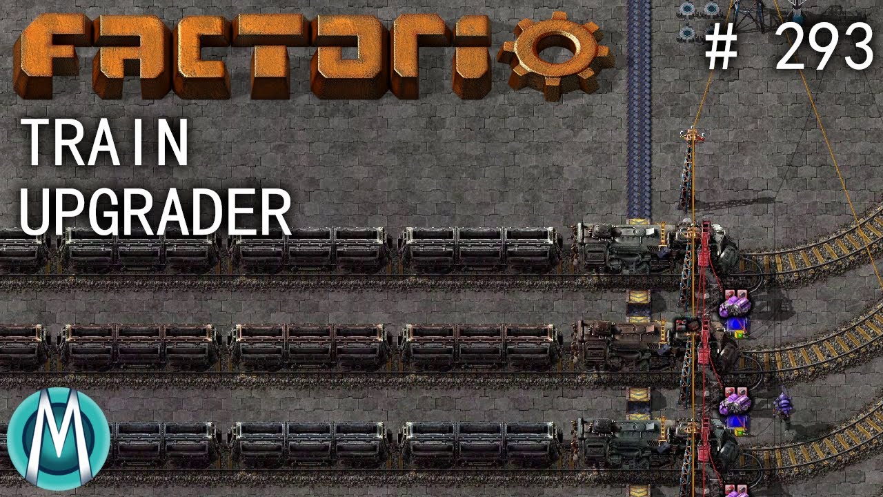 [Factorio 1.1 4K] Angel/Bobs Ep 293: Train Upgrader - YouTube