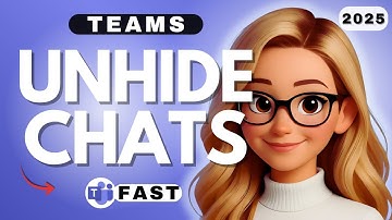 How to Unhide Chats in Microsoft Teams