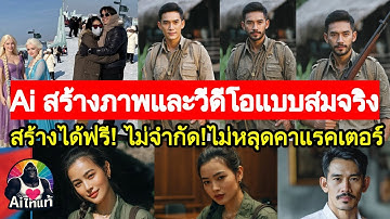 Ai ใช้ฟรี ไม่จำกัดจำนวน สร้างวีดีโอและภาพแนวสมจริงได้แบบไม่หลุดคาแรคเตอร์ #aivideo #sora2