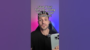 Organize your contacts and save time! #appletips #apple #iphone #iphonetips #productivity #techtips