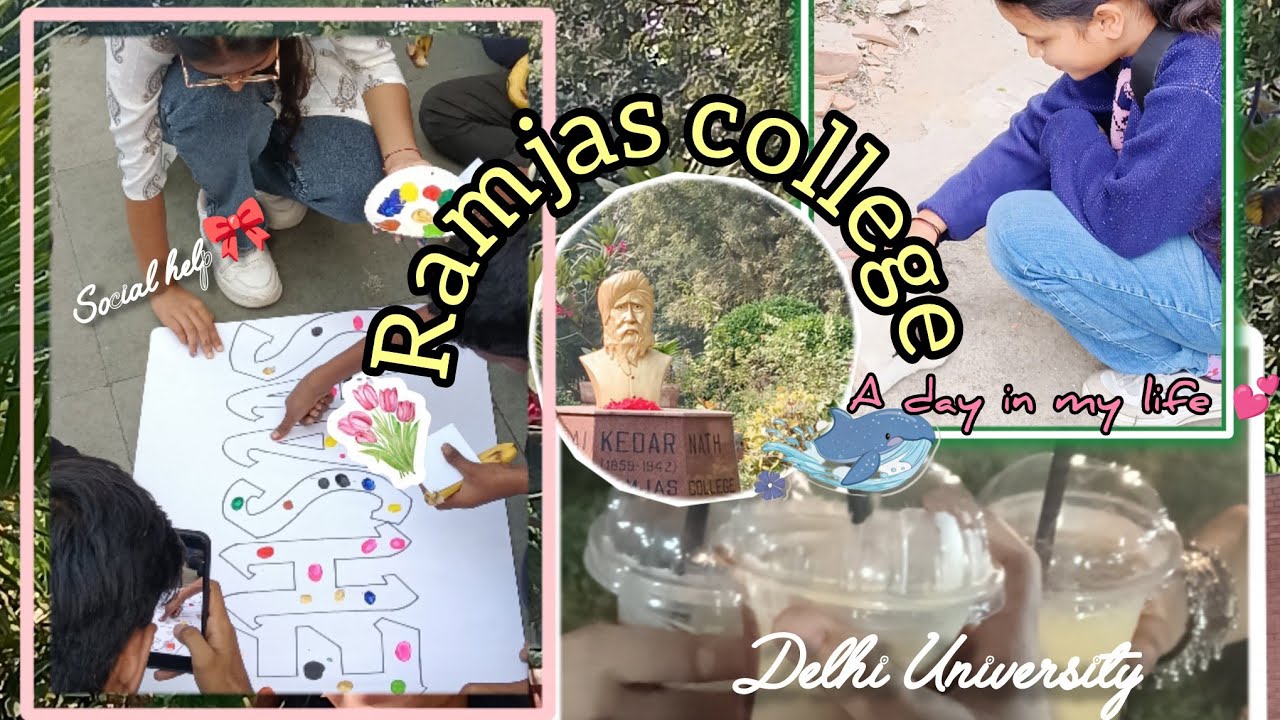 Ramjas college 1st year a day in my life 💕delhi University edition 