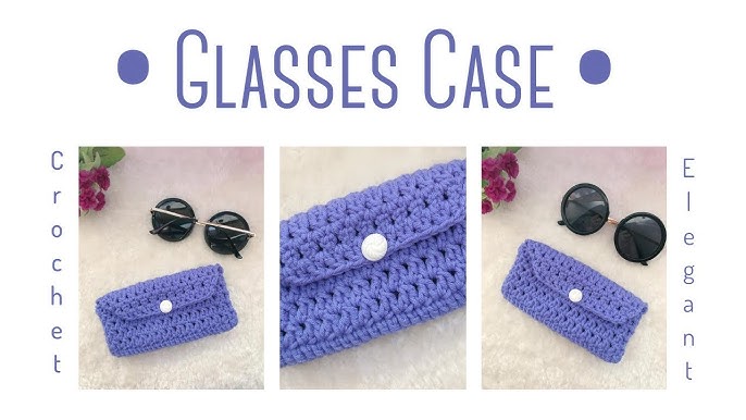 Crochet Pattern, Crochet Glasses Case Pattern, Crochet Purse Pattern 205  Instant Download 