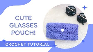 👓 Cute Crochet Glasses Pouch!