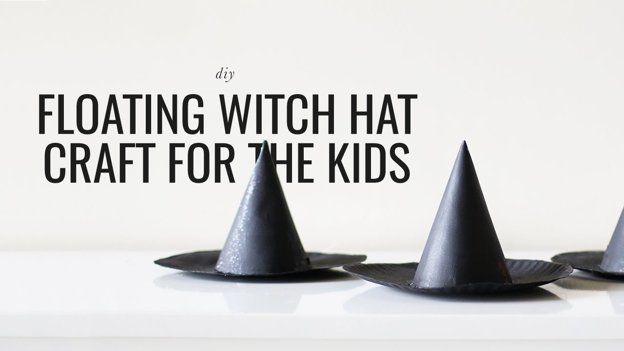 Floating Witch Hat Craft for the Kids 