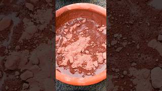 RED clay yummy paste 🤤 #oddlysatisfying #minisatisfying #viral#asmr#shorts#shortsfeed