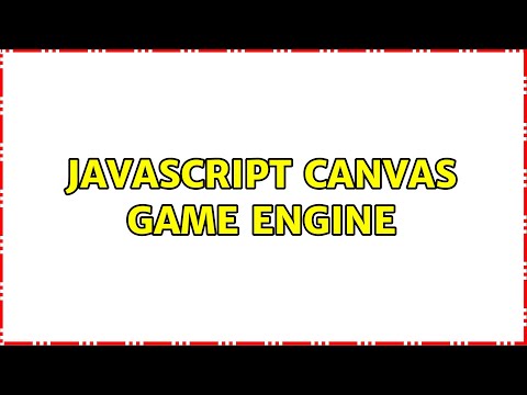 Javascript Canvas Game Engine