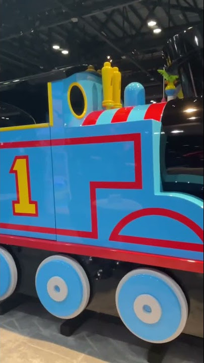 World’s First Full-Sized Electric Thomas The Tank Engine is Revealed at IAAPA Expo Orlando #Shorts