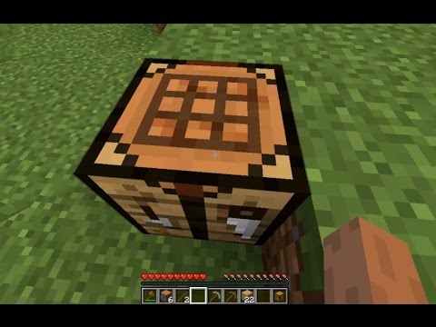 Como hacer una mesa de crafteo en minecraft