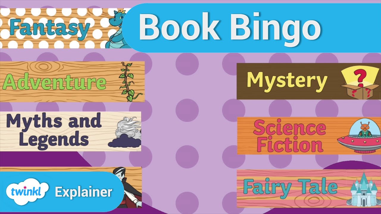Book Bingo Game For Kids YouTube Book Bingo Game For Kids YouTube