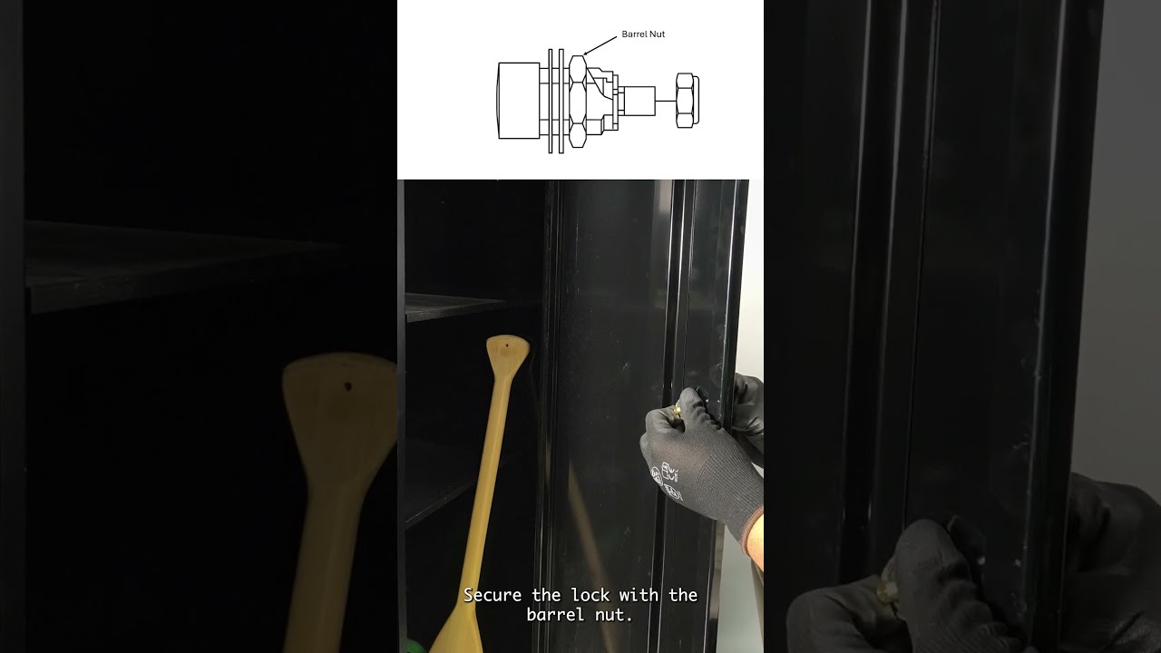 How to Install a Stack-On Cabinet Lock