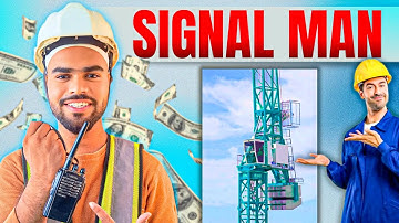 SIGNAL MAN कैसे सिग्नल देते हैं CRANE में | rigger signalman