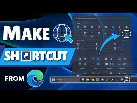 How to Make a Website Shortcut on Desktop (Microsoft Edge)