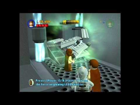 LEGO Star Wars Walkthrough Episode 1 Chapter 1 Negotiations