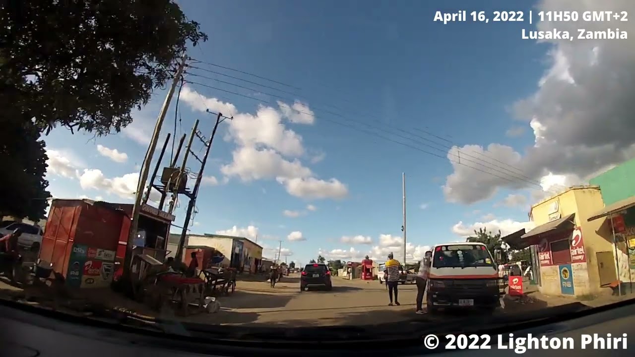 [Suburbs] Lusaka, Zambia | (Bauleni Township) Leopards Hill Road → Twin Palm Road | April 2022