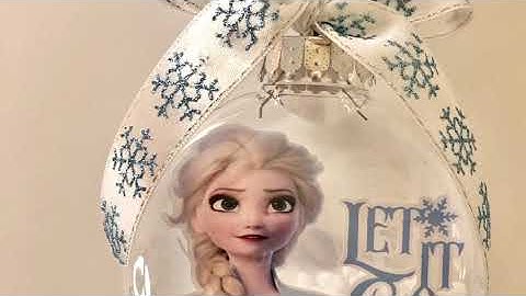 DIY How to make a floating ornament with