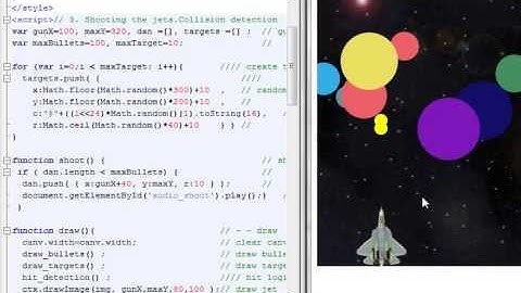 [Vietnamese] (4J) HTML5 GAME: SHOOTING THE MOVING TARGETS (Canvas)